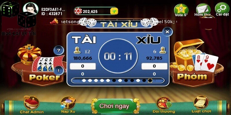 Tài Xỉu 2 Hình thức đặt cược vào cửa Ba trong tài xỉu