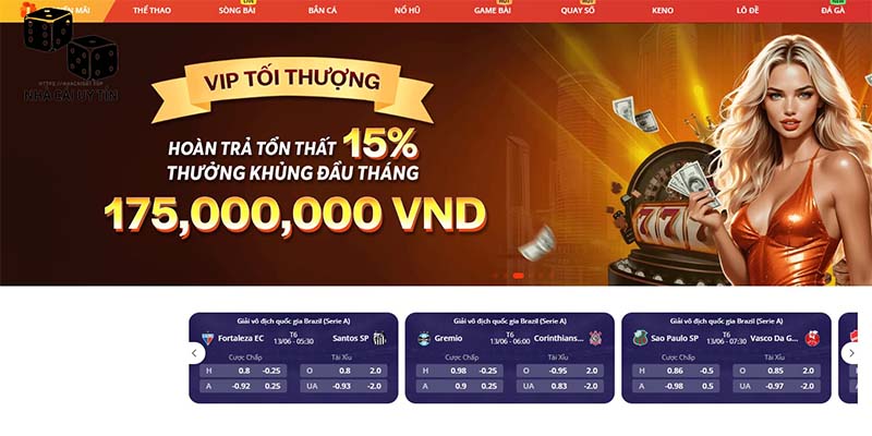 Tổng Hợp Top 5 Nhà Cái Được Yêu Thích Nhất Hiện Tại 3 Top nhà cái Châu Á may88